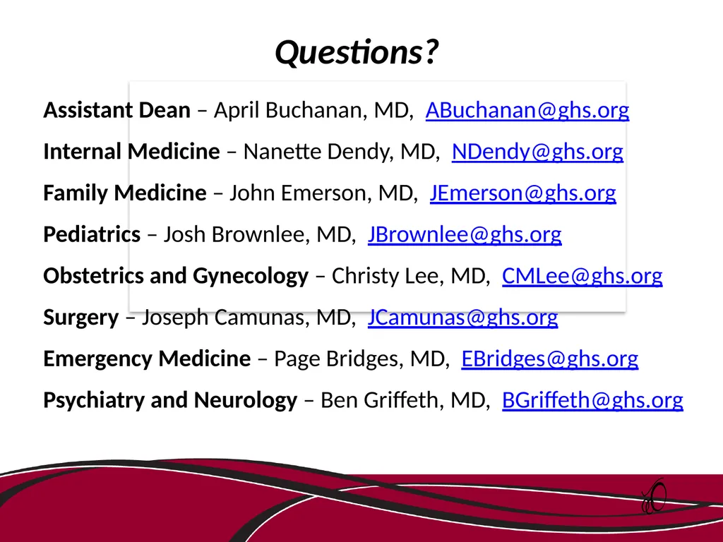 Welcome USCSOMG Clinical Faculty Member Training - slide 31 of 31