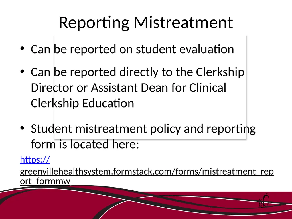 Welcome USCSOMG Clinical Faculty Member Training - slide 29 of 31
