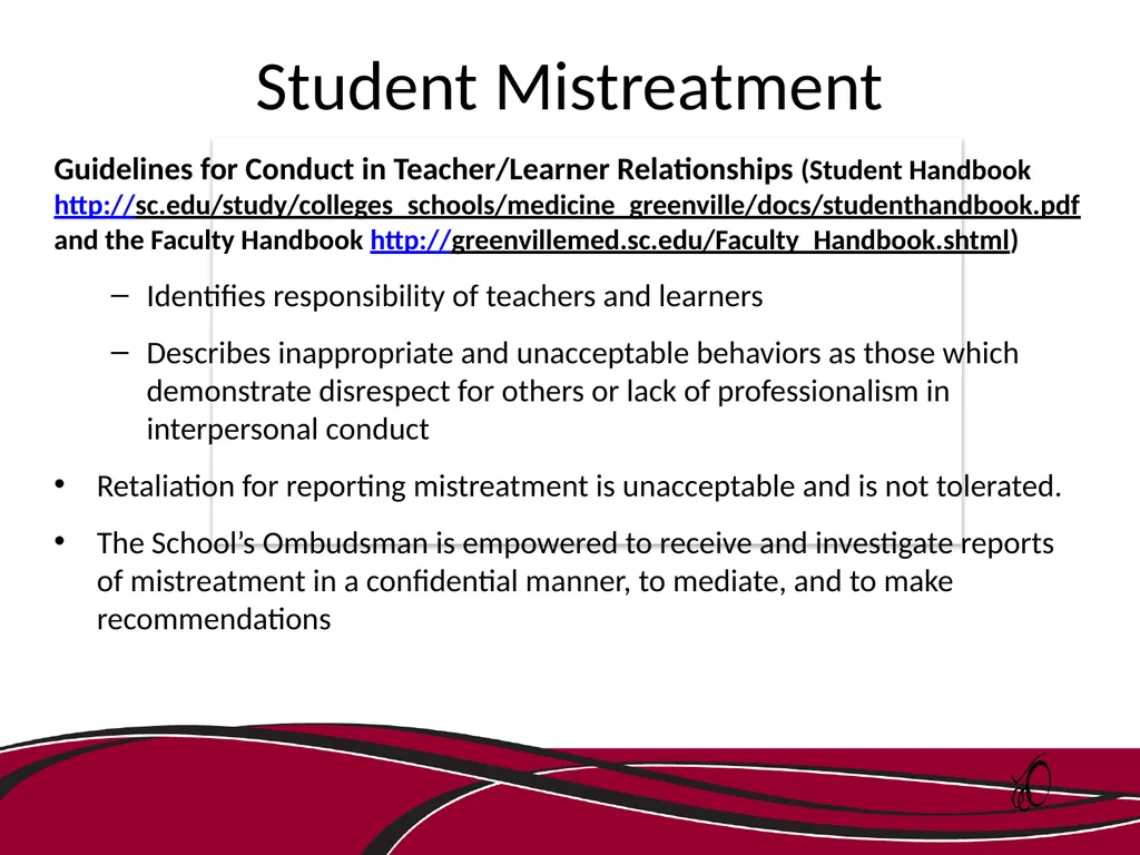 Welcome USCSOMG Clinical Faculty Member Training - slide 22 of 31