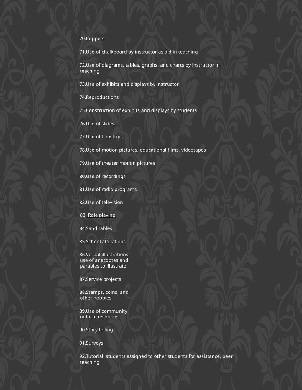 150 Teaching Methods Lecture by teacher (and what - slide 4 of 7