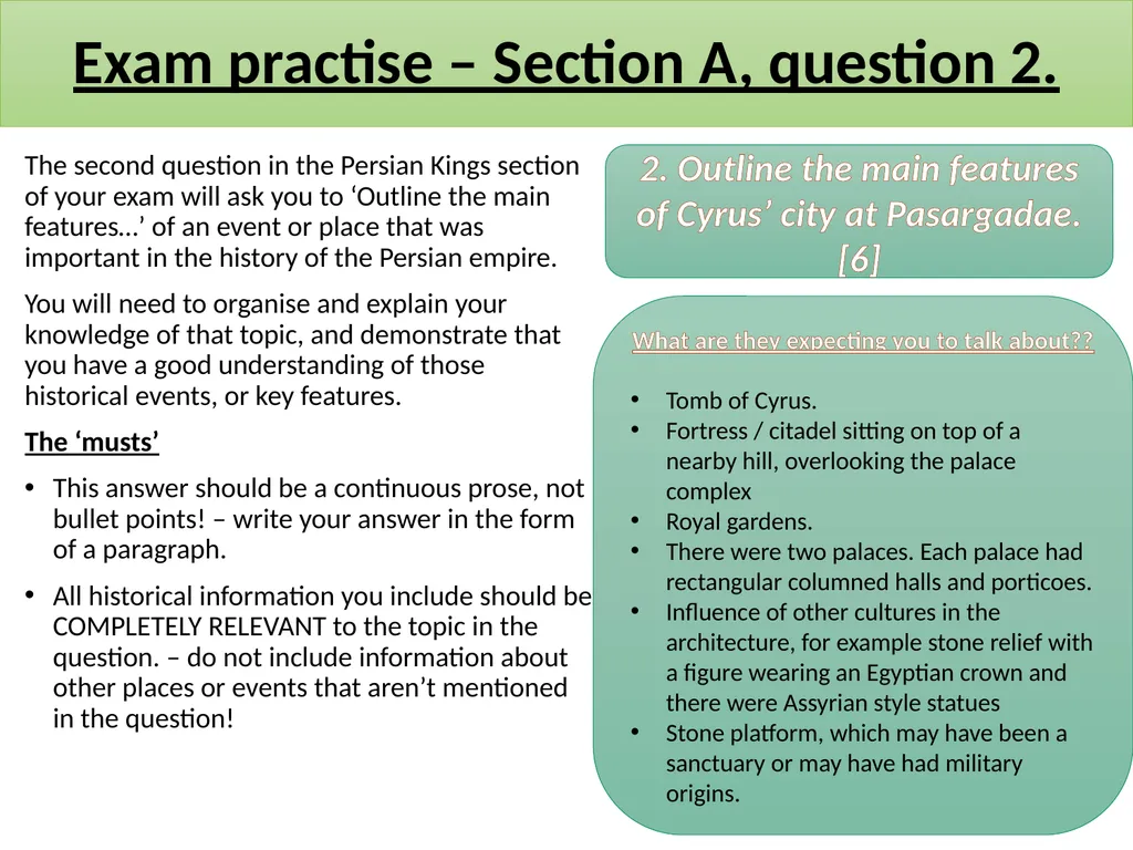 Cyrus the Great 6. The death of Cyrus Lesson - slide 6 of 6