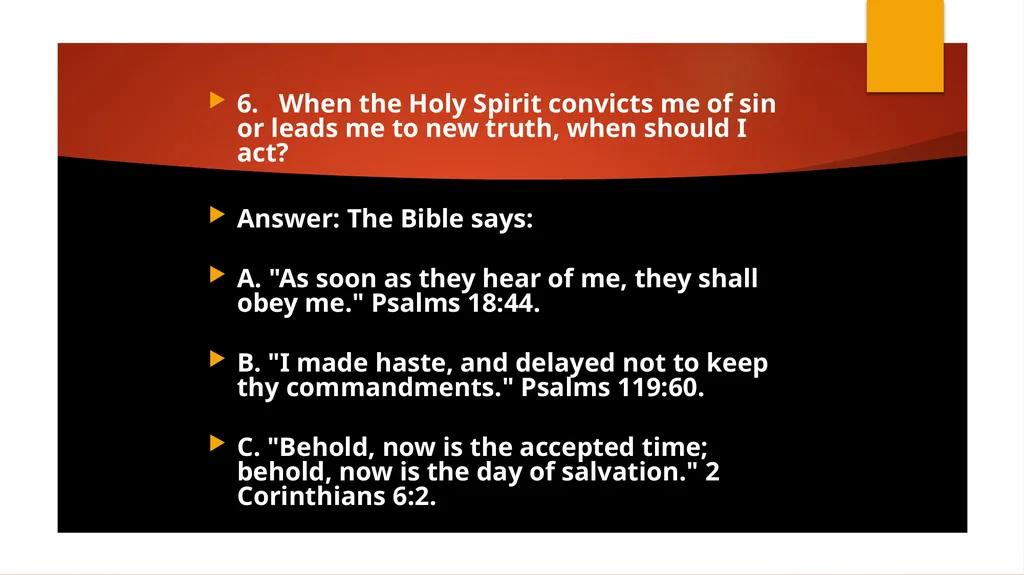 PART B 2. What does the Bible say about sin - slide 13 of 54