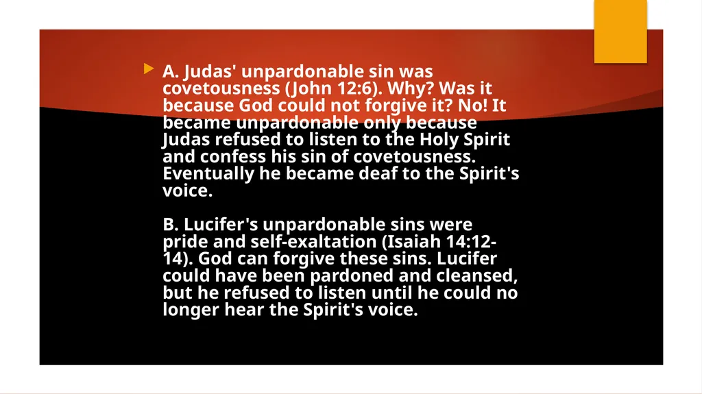 PART B 2. What does the Bible say about sin - slide 25 of 54