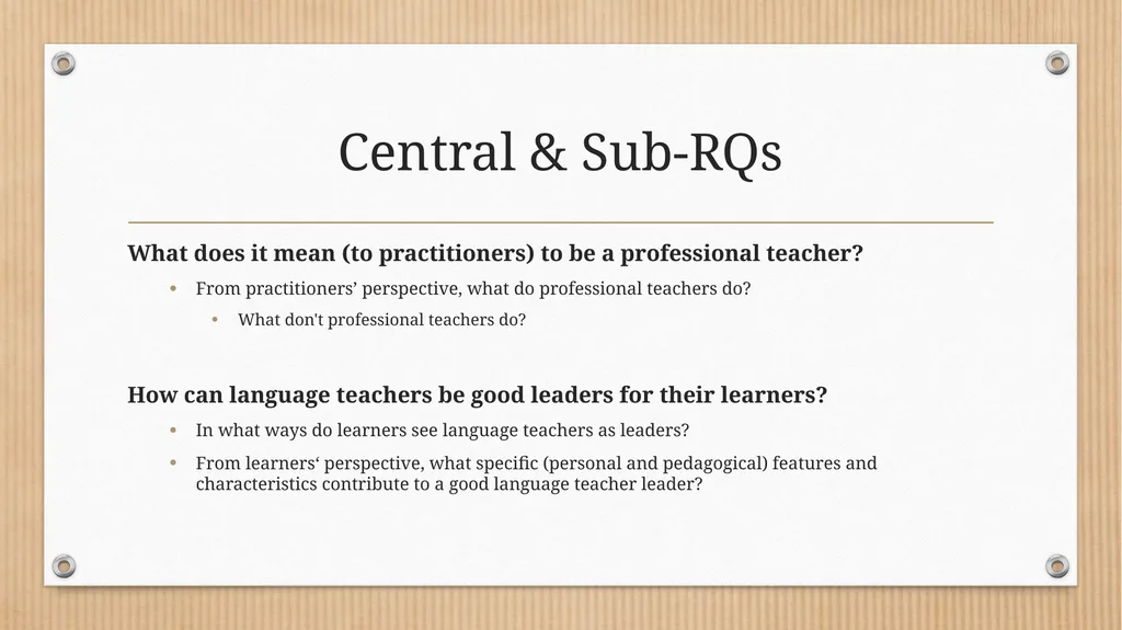 Developing Qualitative Research Questions What - slide 22 of 26