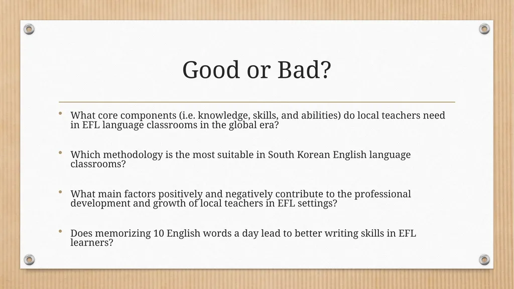 Developing Qualitative Research Questions What - slide 23 of 26