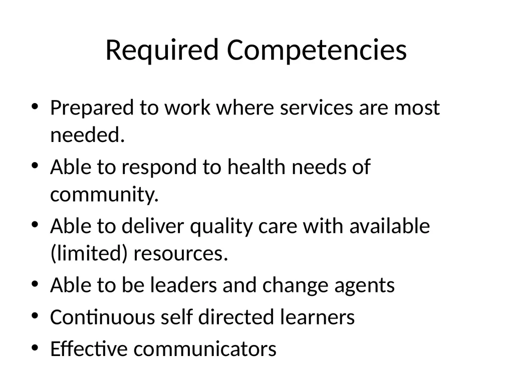 Reforming the Health Work Force to support - slide 21 of 24