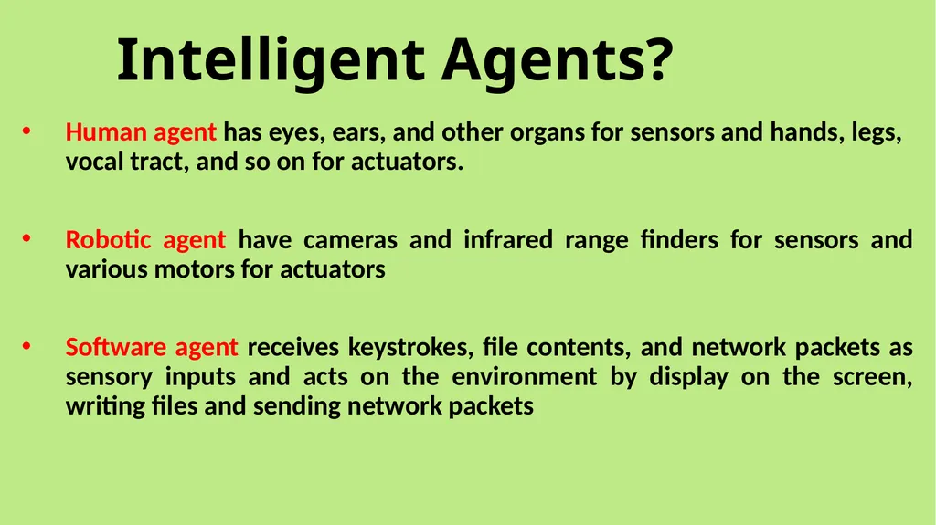 Artificial Intelligence Lecture 2 Intelligent - slide 3 of 9