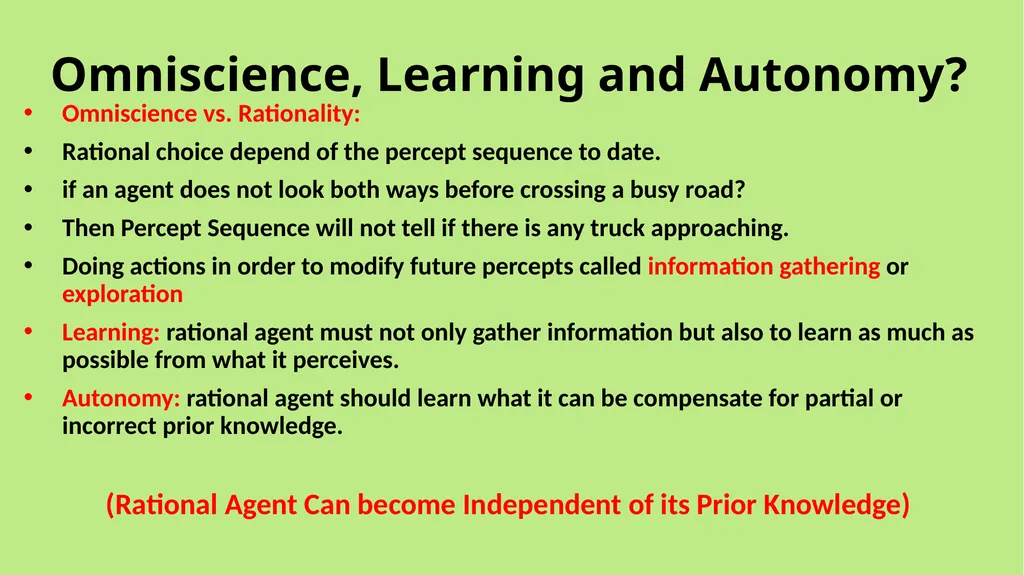 Artificial Intelligence Lecture 2 Intelligent - slide 8 of 9