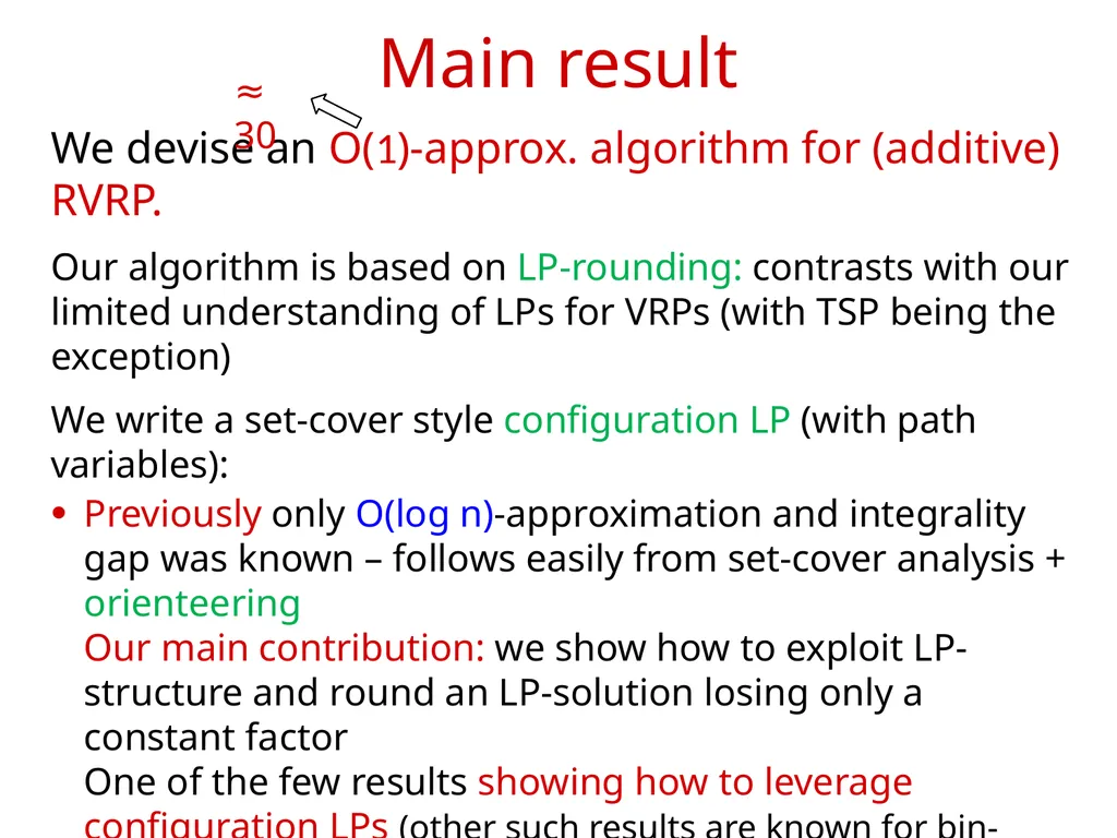 Approximation Algorithms for Regret-Bounded - slide 7 of 23
