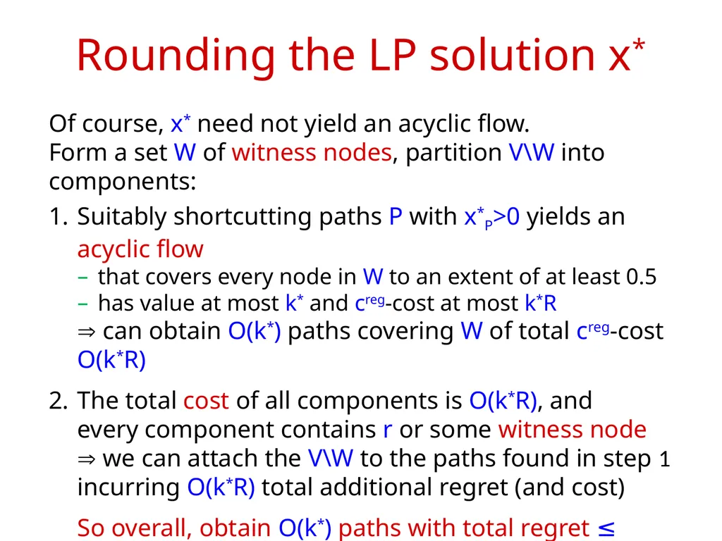 Approximation Algorithms for Regret-Bounded - slide 20 of 23