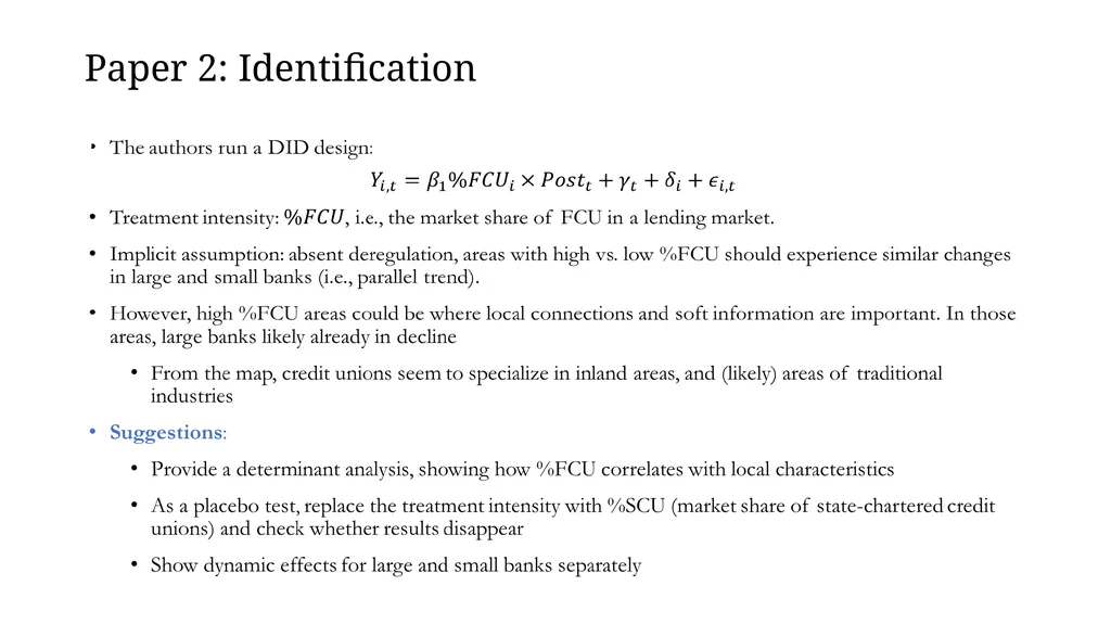 Credit Provision by Banks and Nonbanks Discussant: - slide 15 of 19