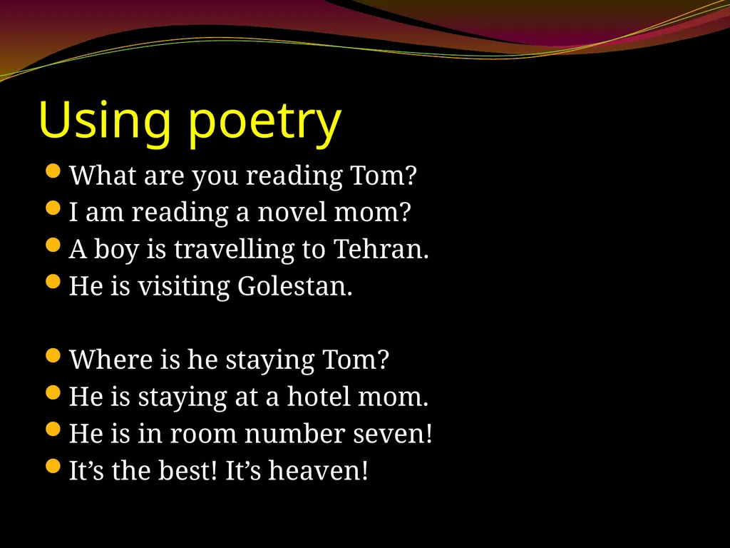Prospect 3 Travel Molana Miri “The world is a book - slide 34 of 42