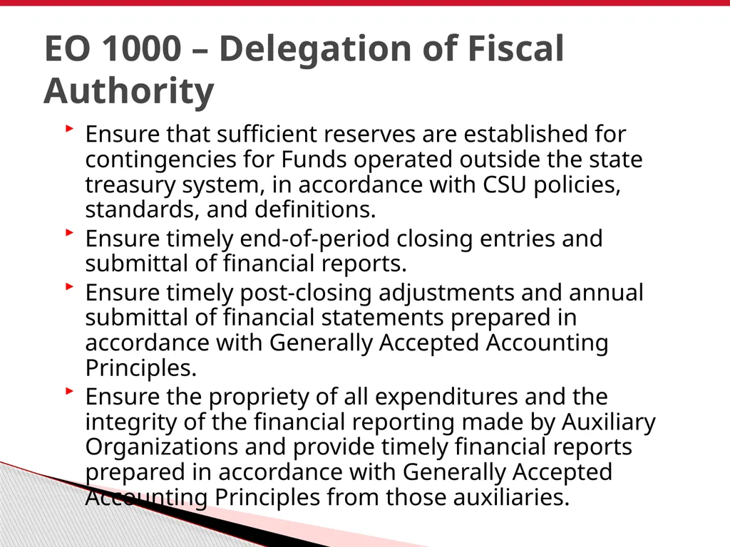Finance Overview CSU East Bay June 2011 - slide 18 of 47