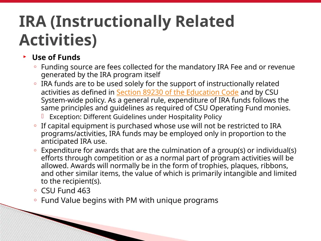 Finance Overview CSU East Bay June 2011 - slide 24 of 47