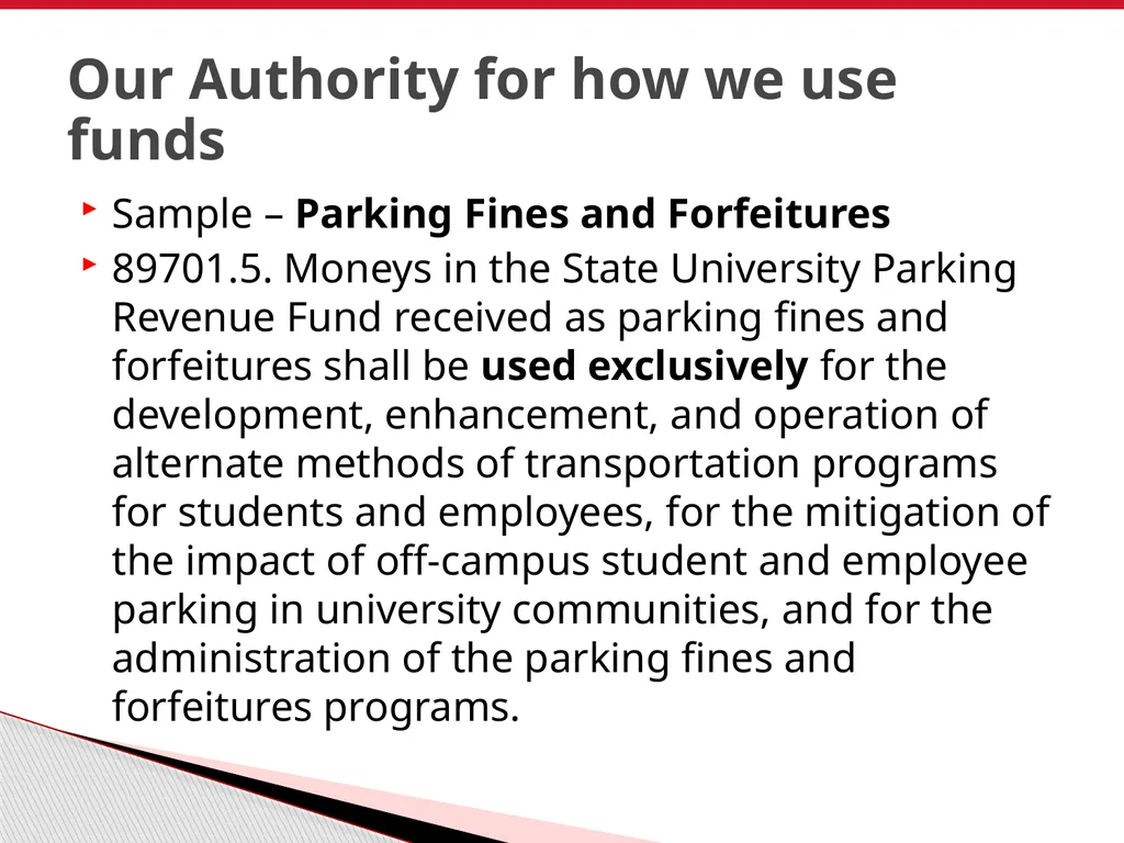 Finance Overview CSU East Bay June 2011 - slide 10 of 47