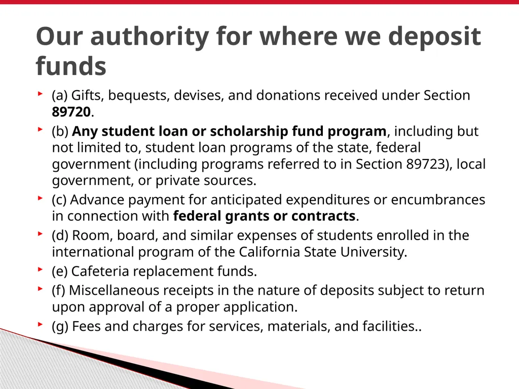 Finance Overview CSU East Bay June 2011 - slide 12 of 47
