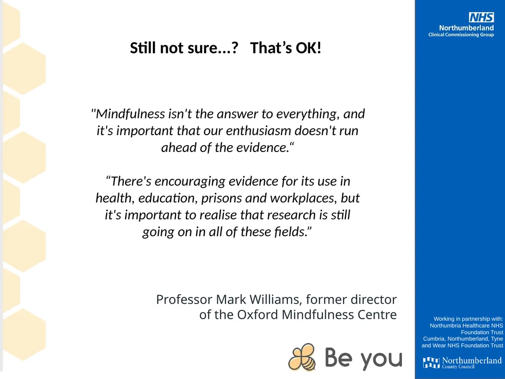 Working in partnership with: Northumbria - slide 12 of 23