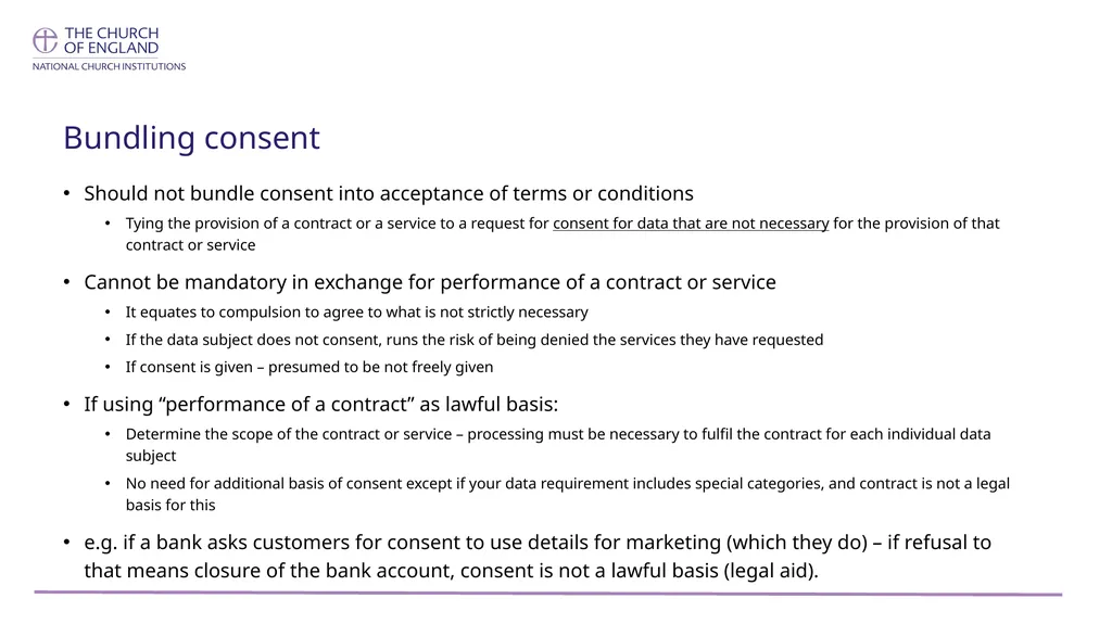 GDPR and Consent (includes slides 21- 22 that are - slide 6 of 22