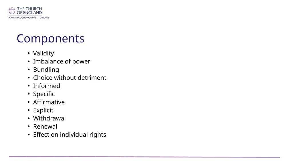 GDPR and Consent (includes slides 21- 22 that are - slide 3 of 22