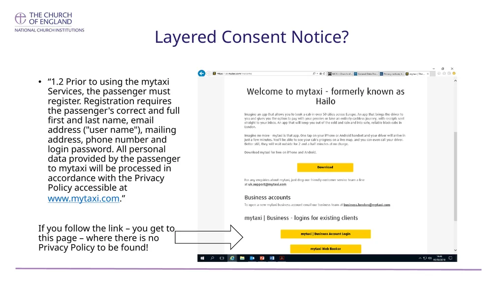 GDPR and Consent (includes slides 21- 22 that are - slide 11 of 22