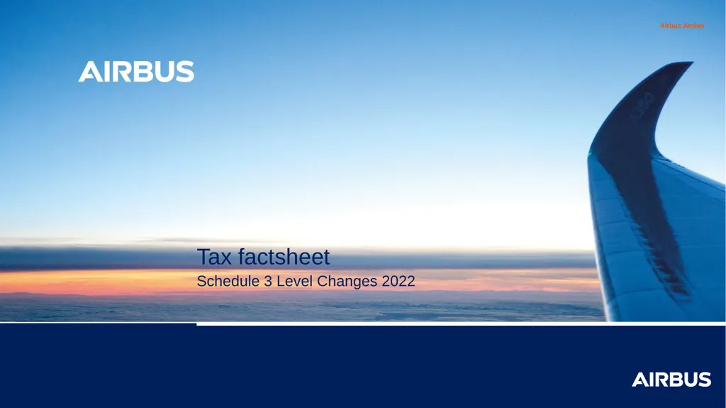 Tax factsheet Schedule 3 Level Changes 2022 Rules - slide 1 of 27