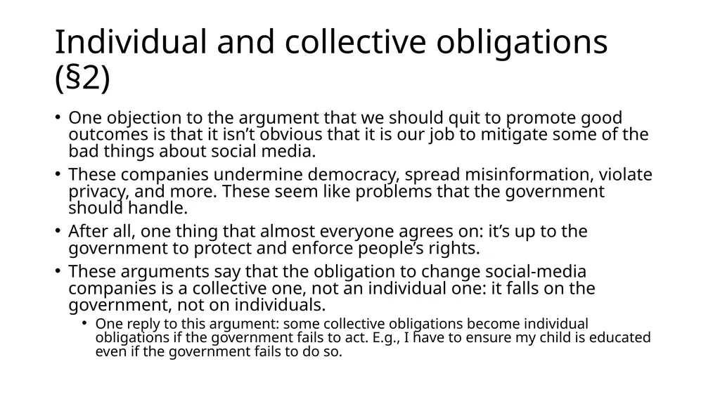 An Introduction to the Ethics of Social Media - slide 5 of 9