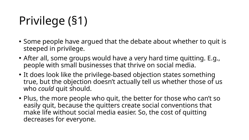 An Introduction to the Ethics of Social Media - slide 3 of 9