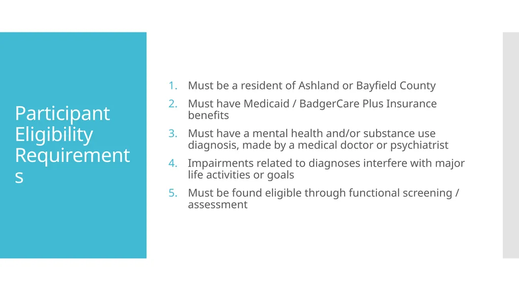 Comprehensive Community Services Prospective - slide 3 of 14