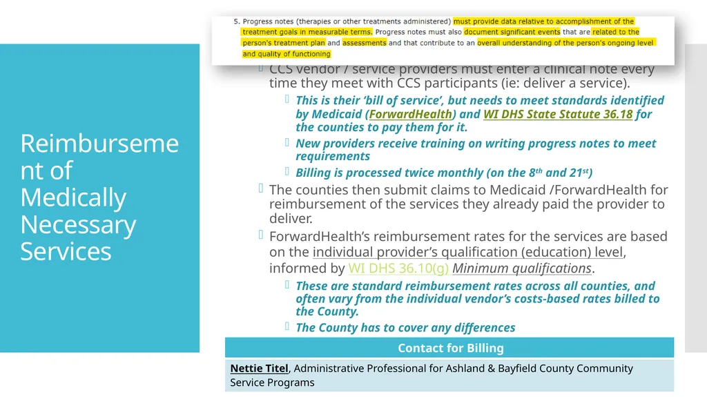 Comprehensive Community Services Prospective - slide 8 of 14