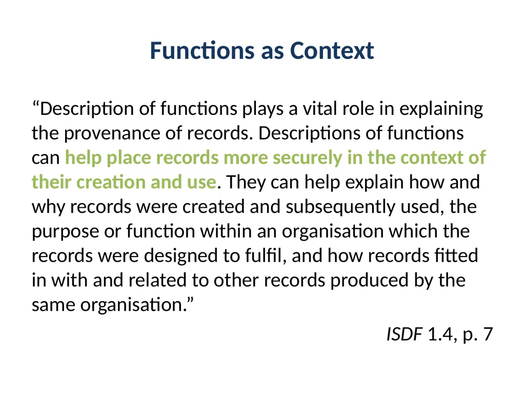 Fitting in Functions Katherine M. Wisser & Anila - slide 7 of 22