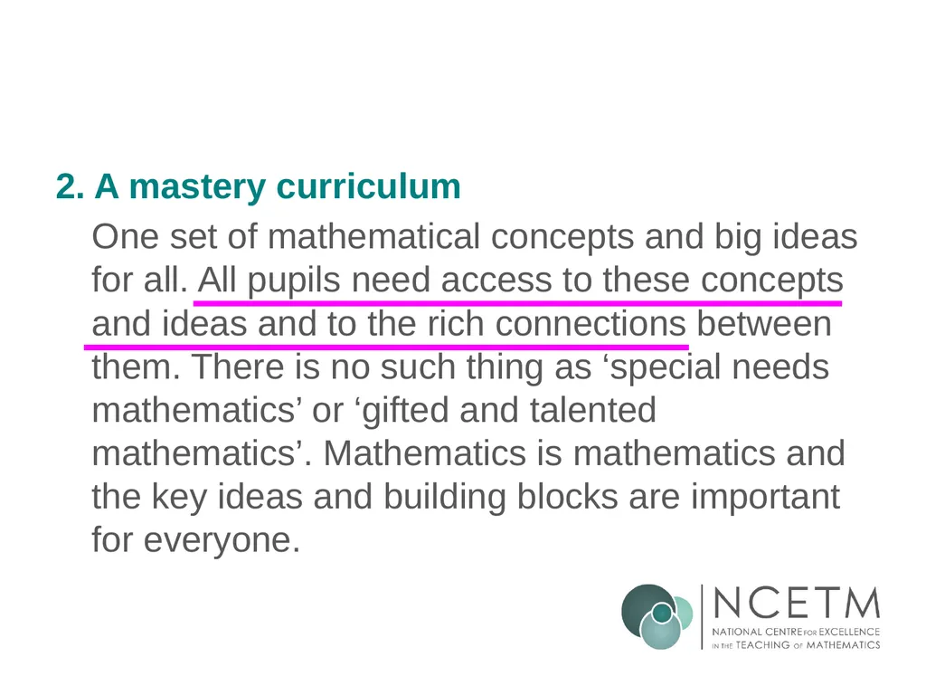 Secondary Teaching for Mastery Initial Teacher - slide 11 of 25