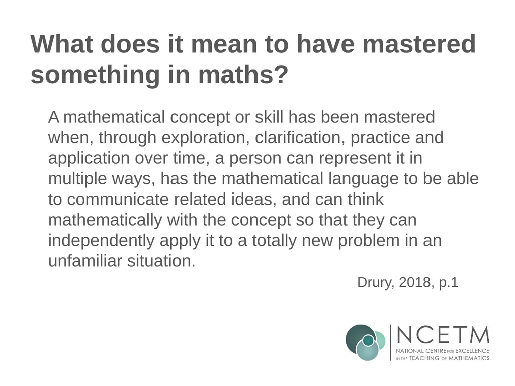 Secondary Teaching for Mastery Initial Teacher - slide 2 of 25