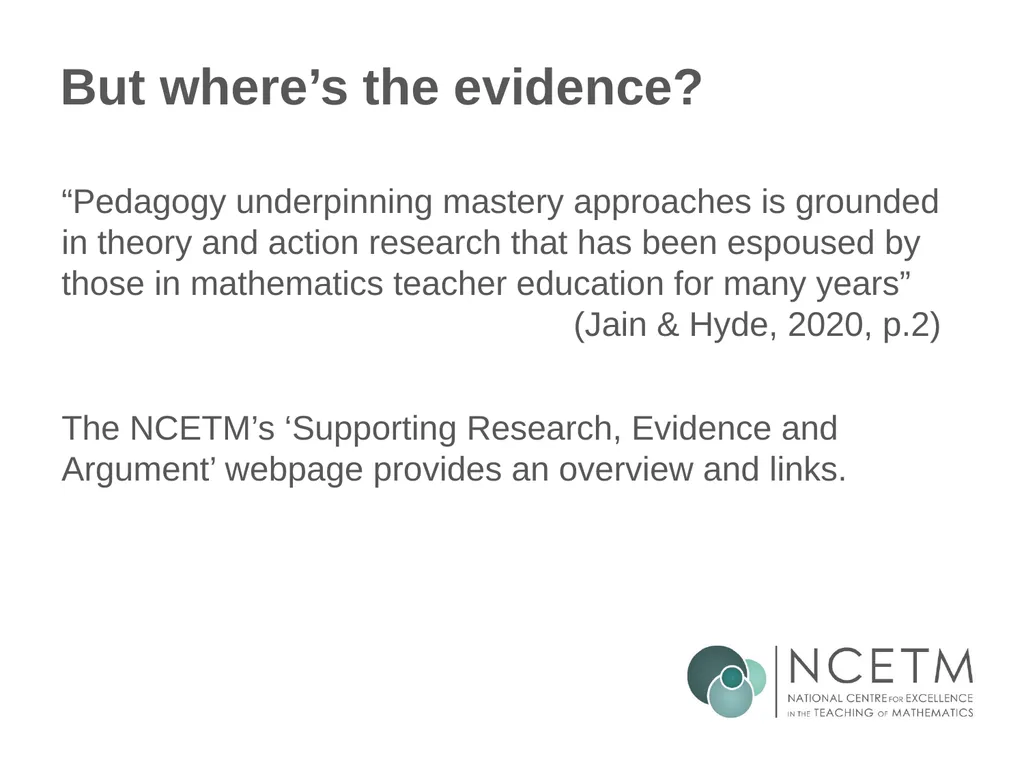 Secondary Teaching for Mastery Initial Teacher - slide 20 of 25