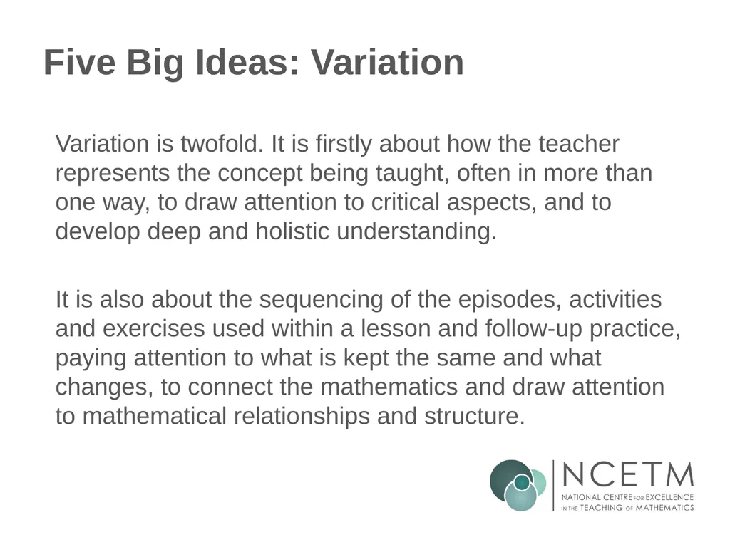 Secondary Teaching for Mastery Initial Teacher - slide 19 of 25