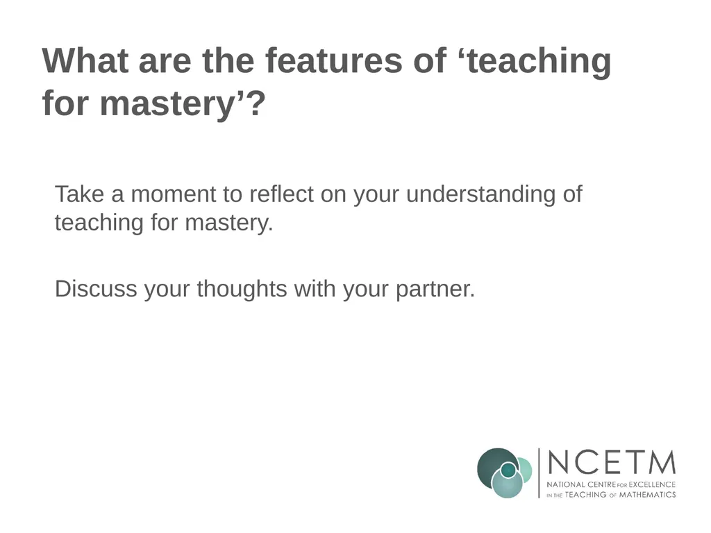 Secondary Teaching for Mastery Initial Teacher - slide 3 of 25