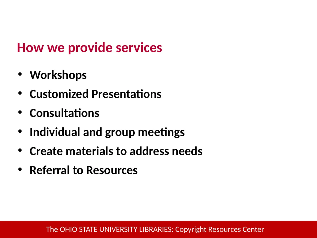 Copyright Services @Kent State University - slide 22 of 44
