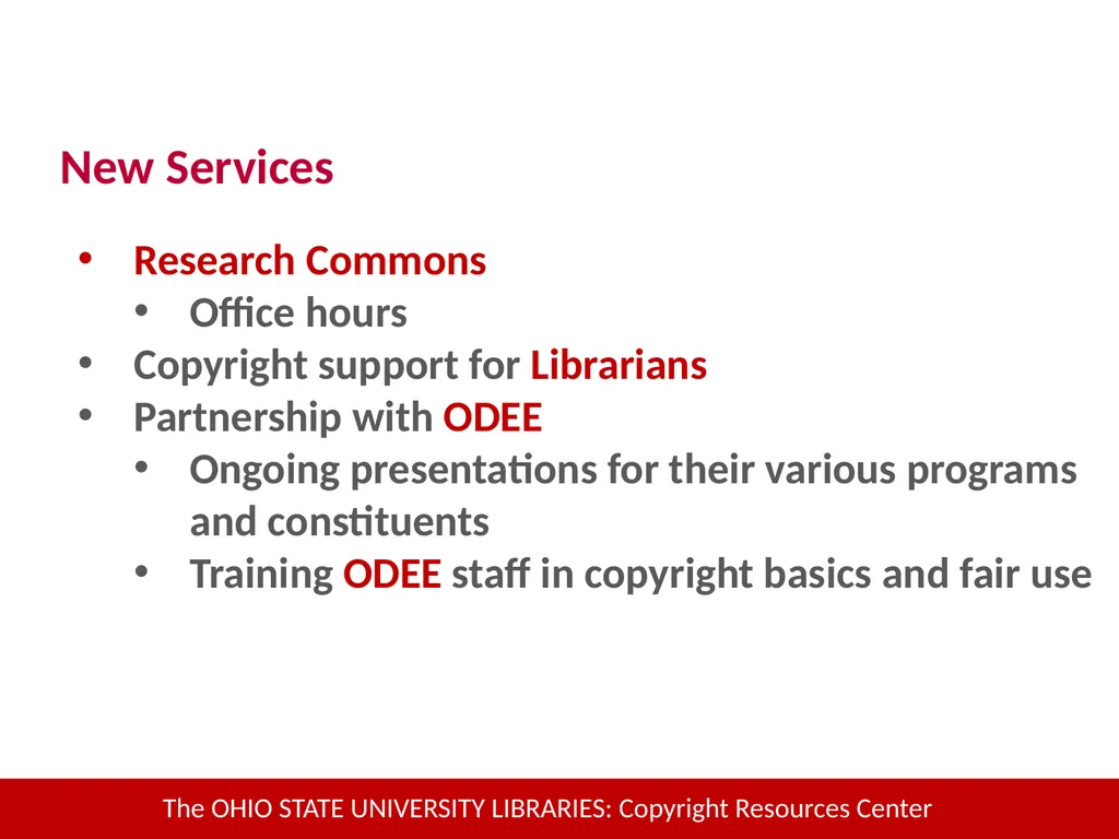 Copyright Services @Kent State University - slide 25 of 44