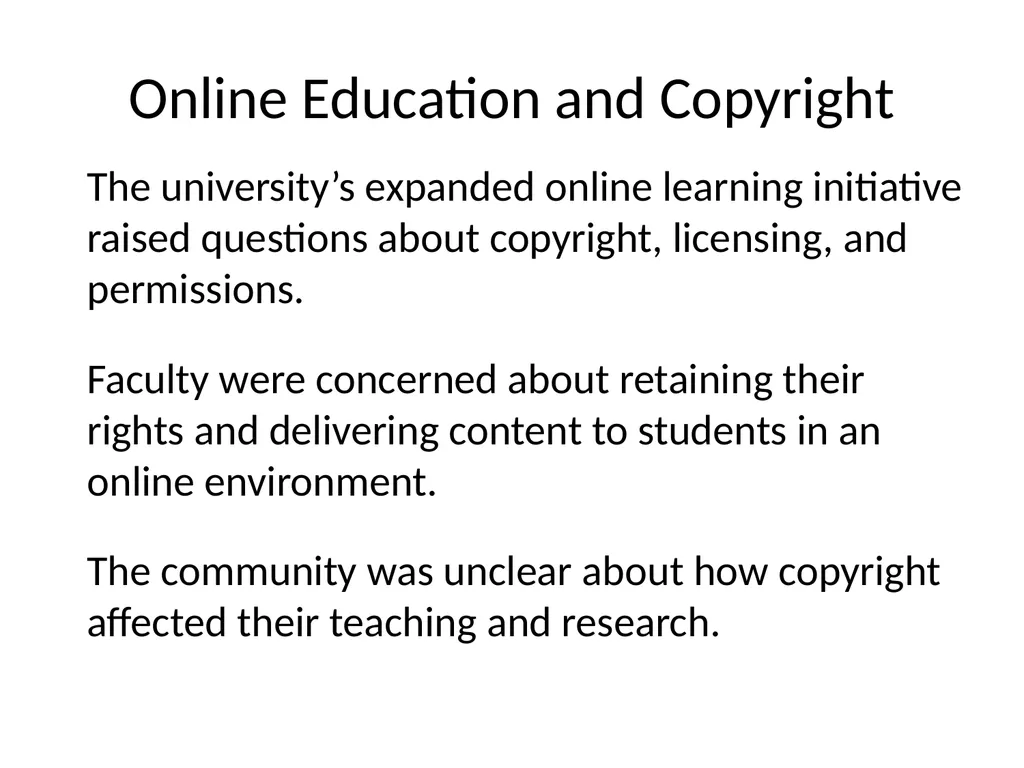 Copyright Services @Kent State University - slide 34 of 44
