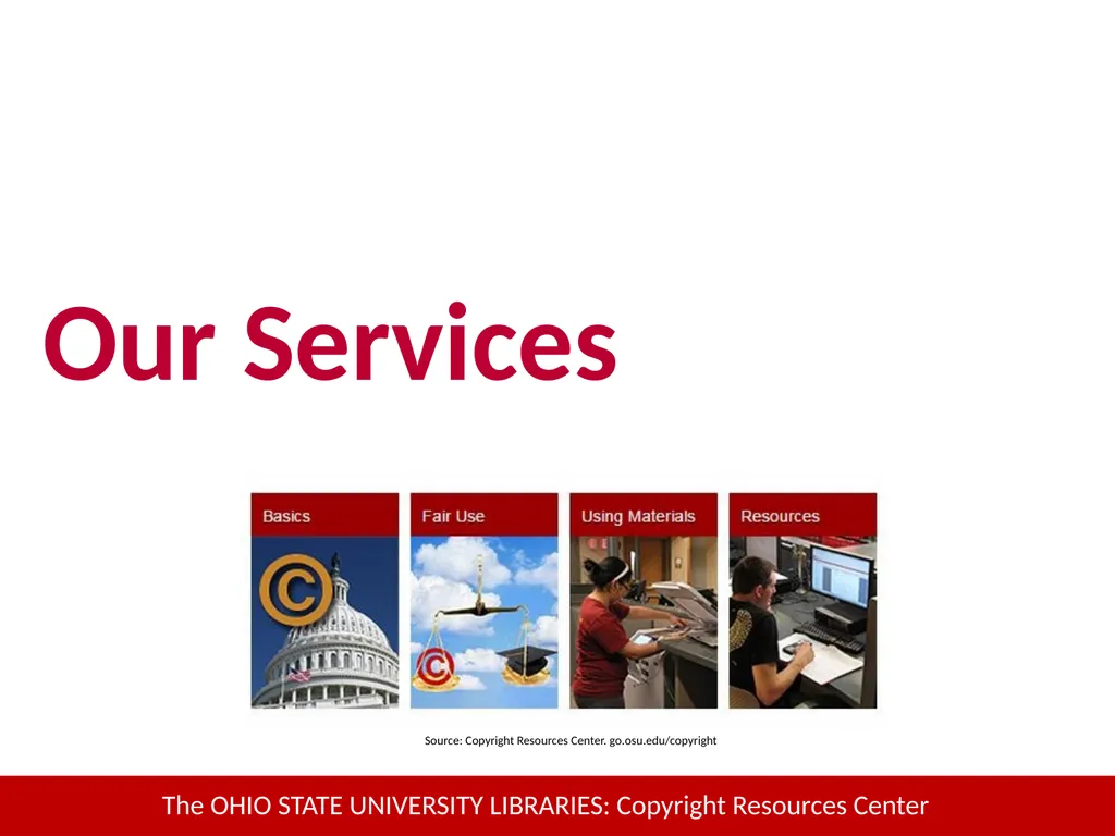 Copyright Services @Kent State University - slide 19 of 44