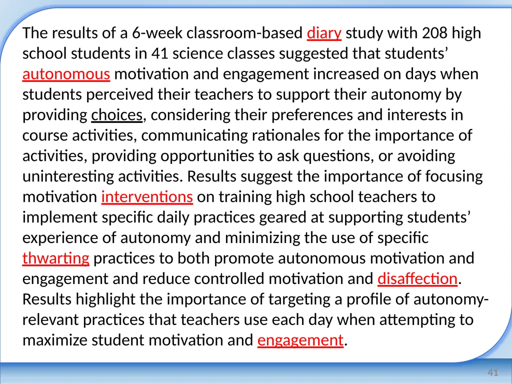 Applied linguistics research: a teacher's - slide 41 of 71