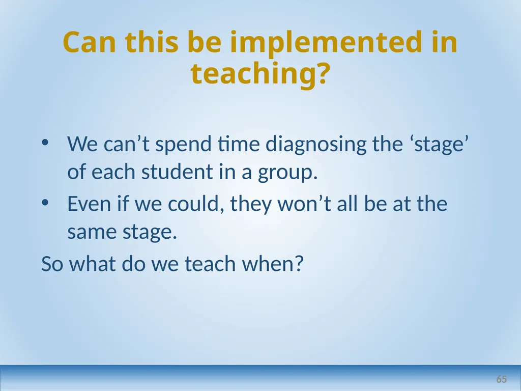 Applied linguistics research: a teacher's - slide 65 of 71