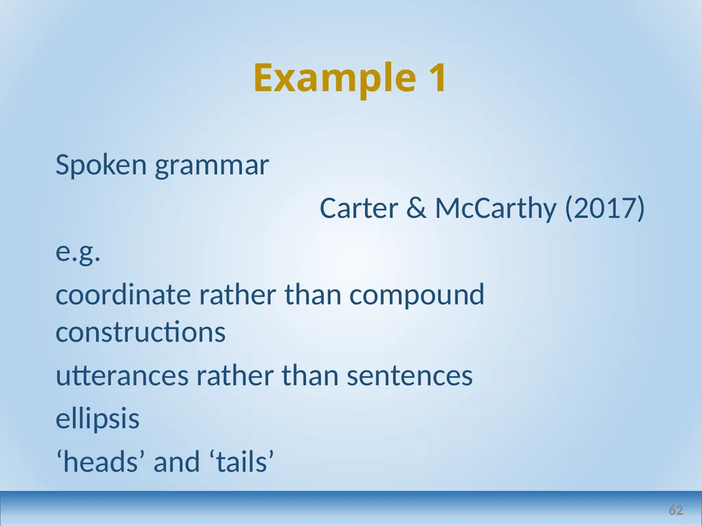 Applied linguistics research: a teacher's - slide 62 of 71