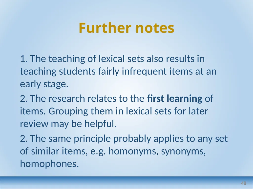 Applied linguistics research: a teacher's - slide 48 of 71