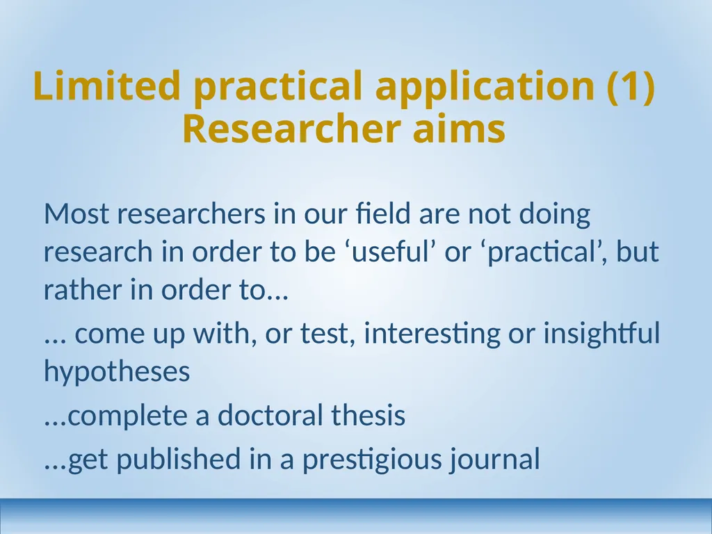 Applied linguistics research: a teacher's - slide 13 of 71
