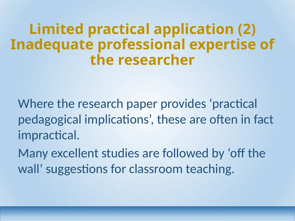 Applied linguistics research: a teacher's - slide 14 of 71