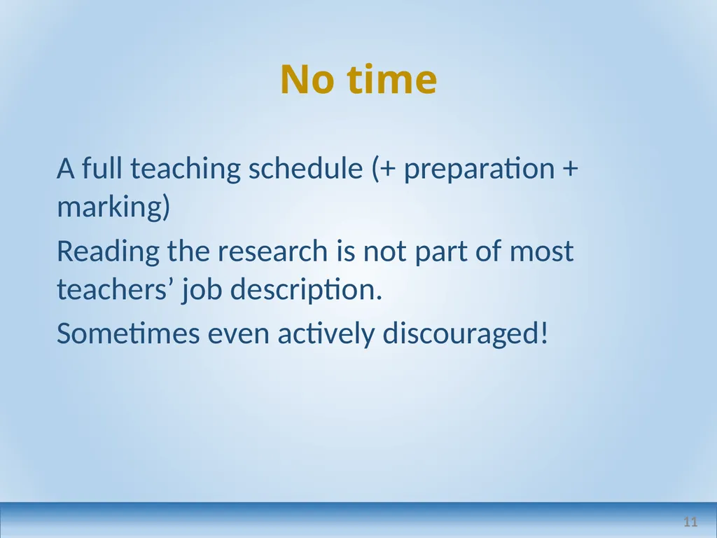 Applied linguistics research: a teacher's - slide 11 of 71