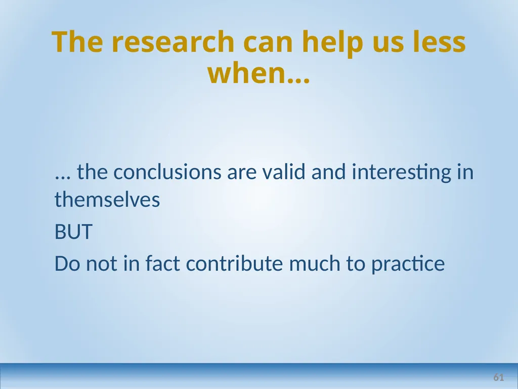 Applied linguistics research: a teacher's - slide 61 of 71