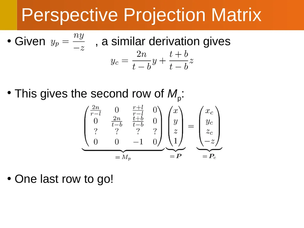 CS112: Projection Transformations Shuang Zhao - slide 17 of 28