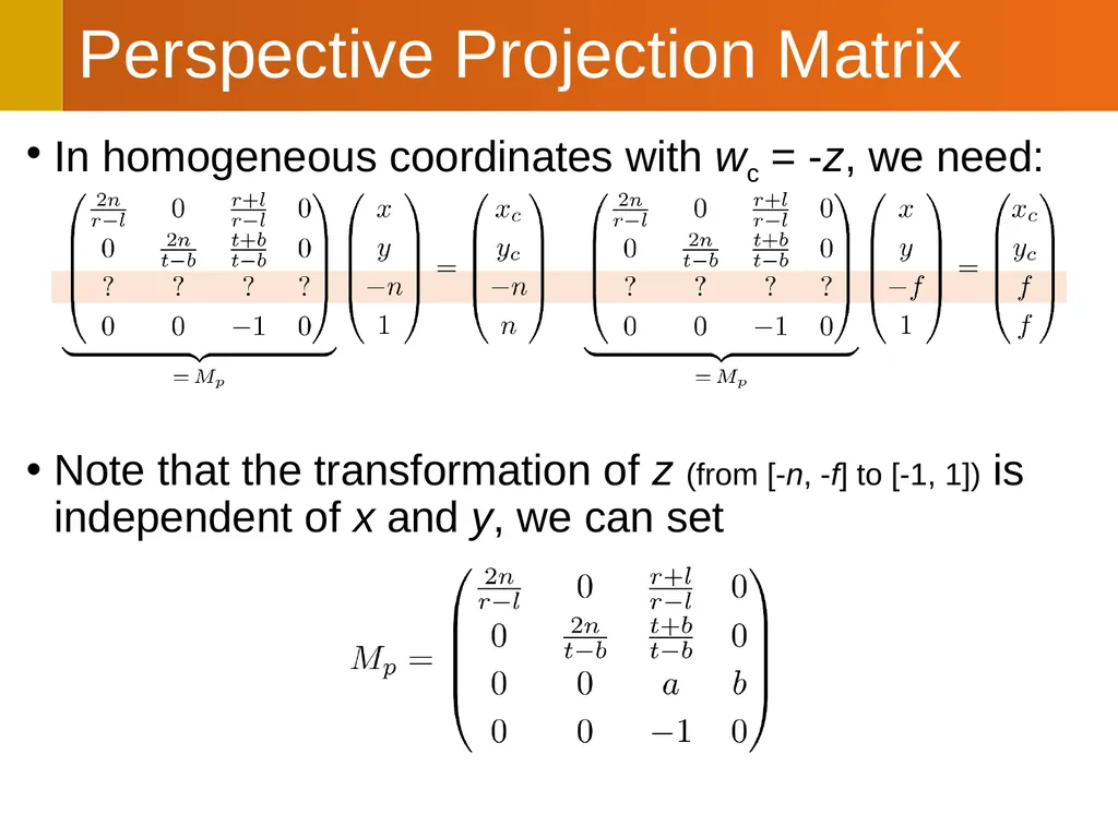 CS112: Projection Transformations Shuang Zhao - slide 20 of 28