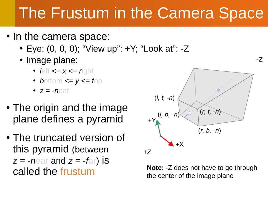 CS112: Projection Transformations Shuang Zhao - slide 10 of 28